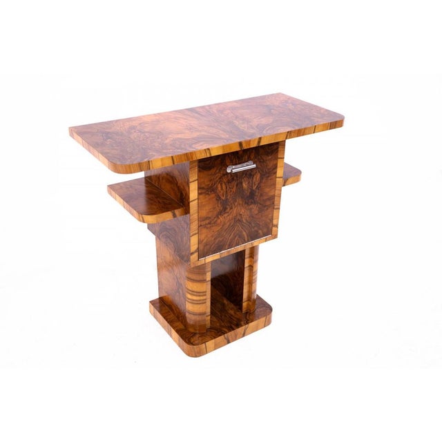 1950s Art Deco Console Table, Poland, 1950s For Sale - Image 5 of 14