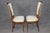 1930s 6 French Art Deco Mustache Back Dining Chairs Attributed to Jules Leleu For Sale - Image 5 of 15