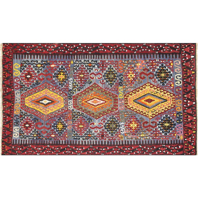 1950s Turkish Kilim For Sale In Los Angeles - Image 6 of 6
