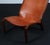 Danish Lounge Chair in Beech and Butthide Leather, 1970s For Sale - Image 4 of 9