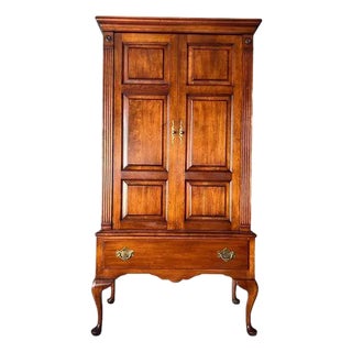 Statton Furniture Vintage Armoire Tv Cabinet For Sale