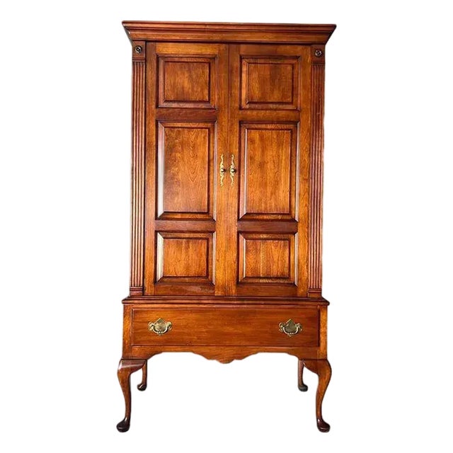 Statton Furniture Vintage Armoire Tv Cabinet For Sale