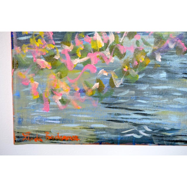 Linda Clerget, The Song of the Bird, Acrylic For Sale - Image 4 of 6