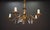 Danish Brass Chandelier, 1960s For Sale - Image 3 of 8