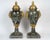 Metal Sea Green Marble and Gilded Bronze Cassolettes, Set of 2 For Sale - Image 7 of 11