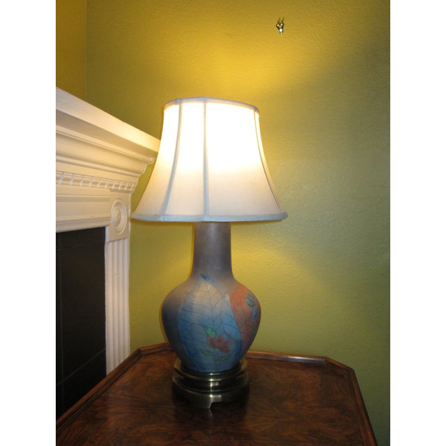 Chapman Vintage Hand Waxed Luxury Table Lamp Without Shade For Sale - Image 12 of 12
