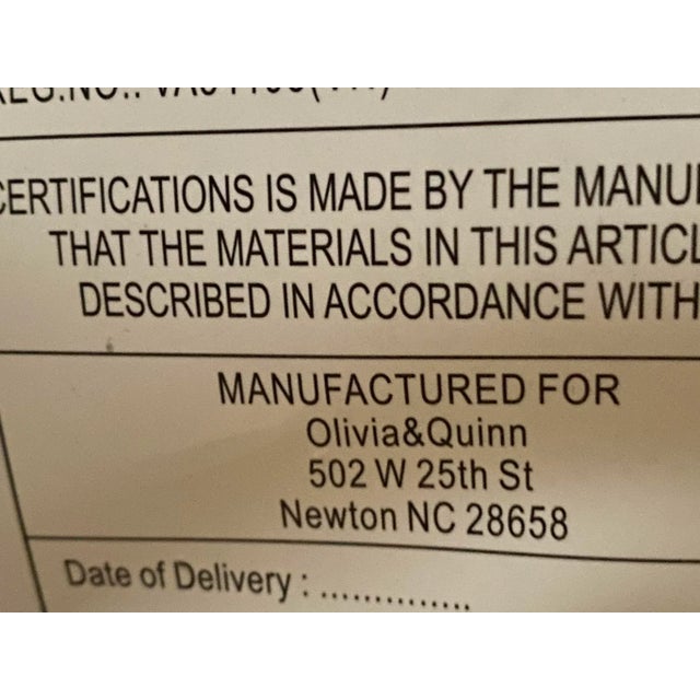 Contemporary Olivia & Quinn Modern Button and Tufted “Spellbound Leather” Sofa For Sale - Image 10 of 12
