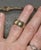 Metal Vintage Wide 14k Yellow Gold Textured Band Ring Ladies Jewelry Sz 6.25 For Sale - Image 7 of 10