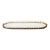 1950s Swedish Modern Oval Brass Mirror Tray For Sale