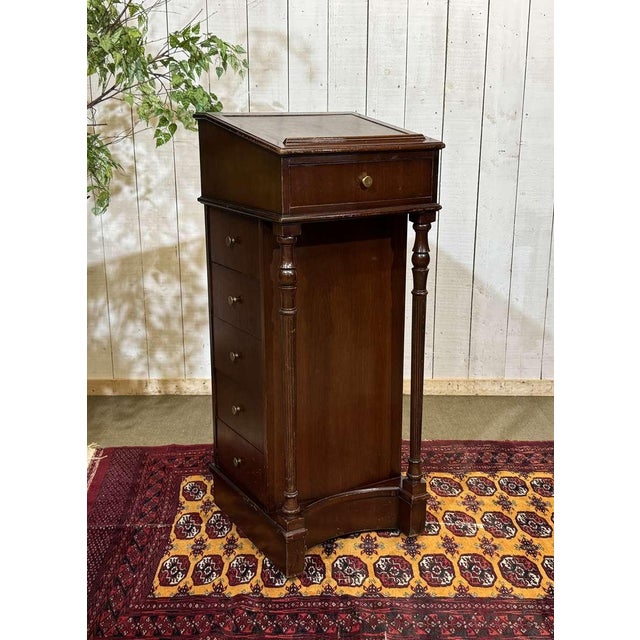 English Mahogany Music Stand, 1950s For Sale - Image 14 of 14