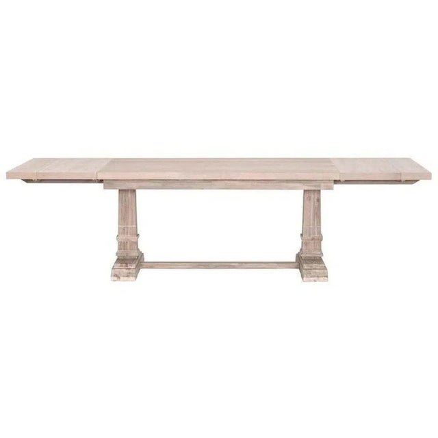 78-110" Wood Extendable Dining Table by Essentials for Living For Sale In Washington DC - Image 6 of 7