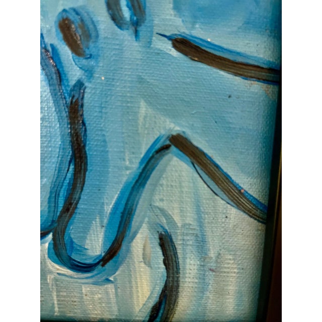 Framed Original Oil Equestrian Painting For Sale - Image 6 of 7