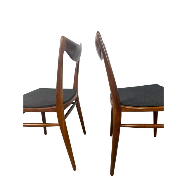 Set of 6 Norwegian Bambi Teak Dining Chairs by Rastad & Relling for Gustav Bahus For Sale - Image 12 of 18
