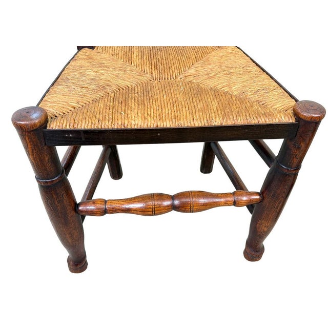 Georgian Farmhouse Ladderback Dining Chairs, Early 19th Century, Set of 10 For Sale - Image 17 of 18