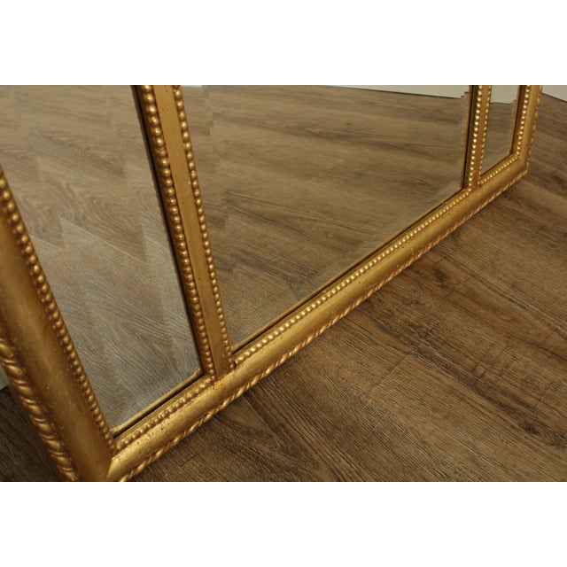 Ethan Allen Style Giltwood Beveled Mirror Chairish