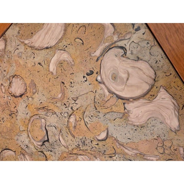 1960s Sophisticate by Tomlinson Mid-Century Marble Coffee Table For Sale - Image 11 of 13
