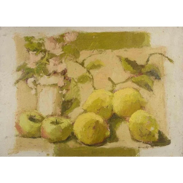 Franco Marzilli, Still Life, Oil Painting, 1970s For Sale - Image 4 of 4