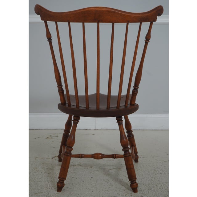 1960s Set of 6 Bench Made Windsor Dining Room Chairs For Sale - Image 5 of 18