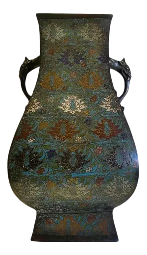 Antique Ming Dynasty Cloisonne Vase