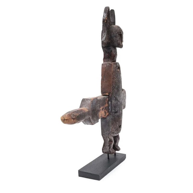 Black Dogon Attic Lock, 1800s For Sale - Image 8 of 12
