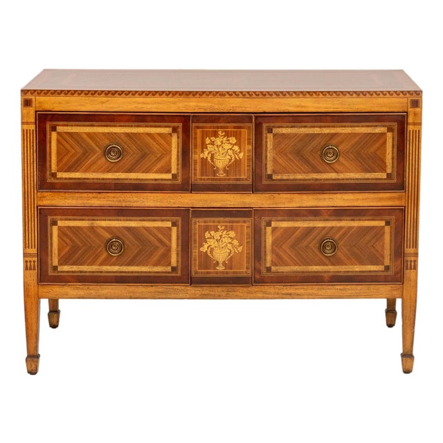 Maitland-Smith Neoclassical Style Marquetry Buffet For Sale