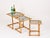 Nesting Tables in Bamboo and Brass, Italy, 1970s, Set of 3 For Sale - Image 11 of 15
