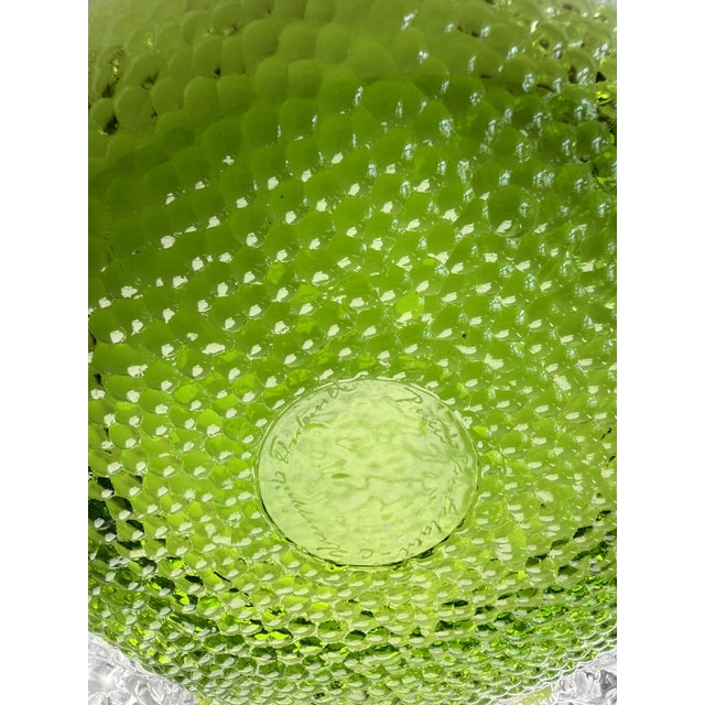 Vintage Art Glass Bowl by Pertti Santalahti for Humppila, Finland, 1970s For Sale - Image 14 of 18