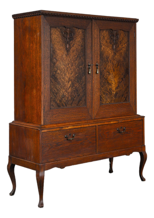 Art Nouveau Linen Cupboard