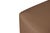 Eclipse Outdoor Solid Teak Wood Ottoman - Light Brown Fabric For Sale - Image 4 of 8
