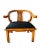 Fabulous Pair of Schnadig Chairs with black upholstery and brass details. Minor scratches on arms. Upholstery in good...