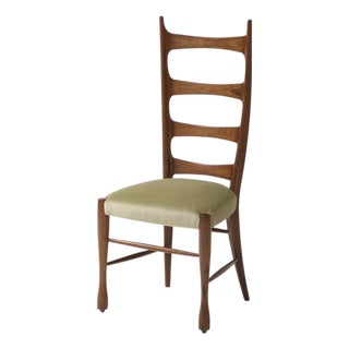 Paolo Buffa Hight Back Side Chair For Sale