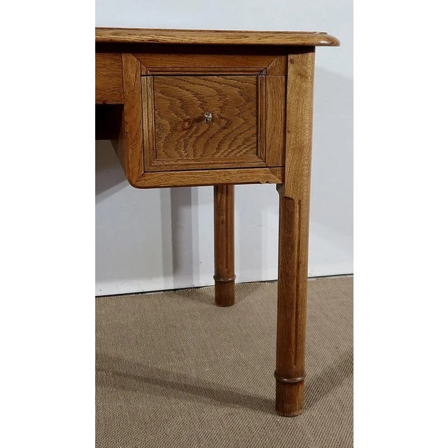 Wood Oak Community Desk, Late 19th Century For Sale - Image 7 of 18