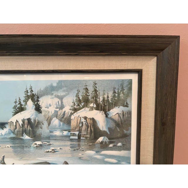 1977 Tom Nicholas Signed Coastal Lithographs, “Monterey Beach” & “Winter Beach” — Set of 2 For Sale - Image 10 of 12