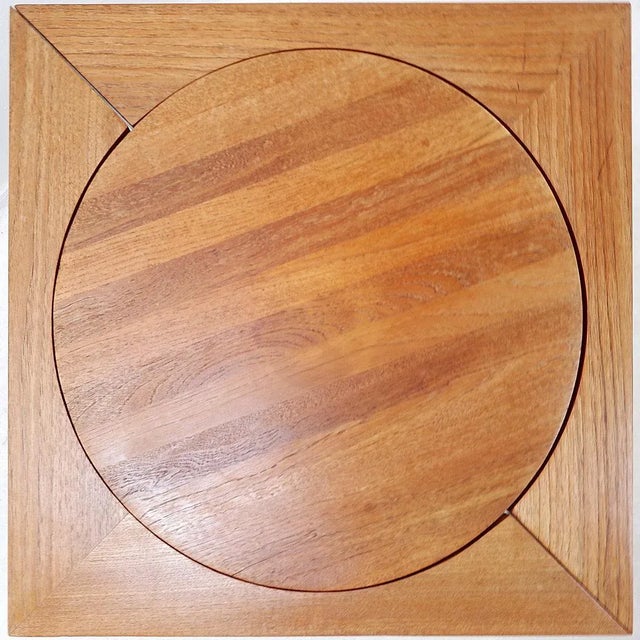 Brown Tea for Two Bistro Set by by Chung Myungchul for Lister Lutyens, 1990s, Set of 3 For Sale - Image 8 of 16