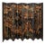 Chinese Eight Panel Lacquer Screen, 20th C., For Sale