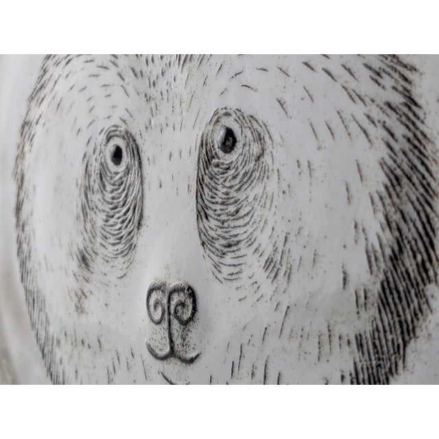 1980s Ceramic Plate by Oiva Toikka for Nuutajärvi, 1983 For Sale - Image 5 of 11