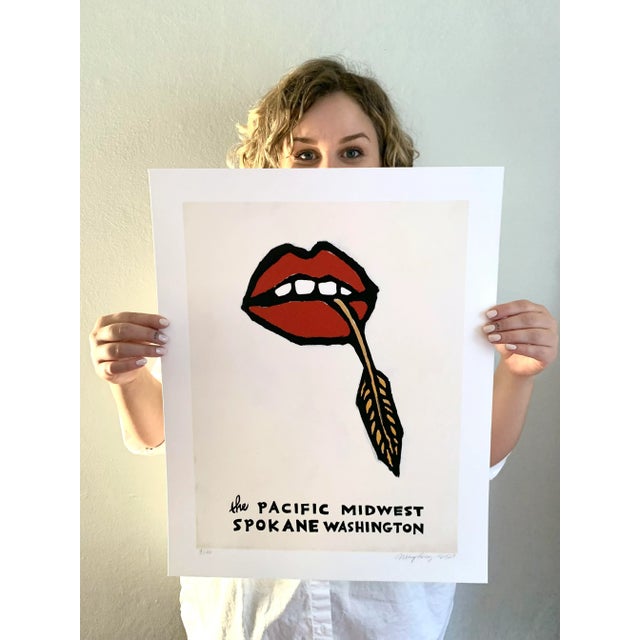 'Pacific Midwest' 16 X 20 Graphic Giclee Poster by Neicy Frey For Sale - Image 6 of 10