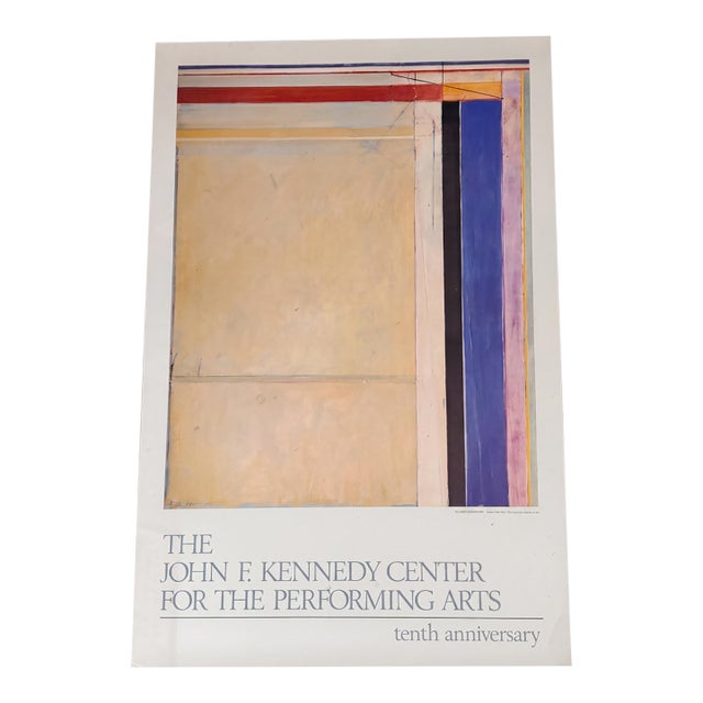 1980s Kennedy Center 10th Anniversary Poster Featuring Richard Diebenkorn (1981) For Sale