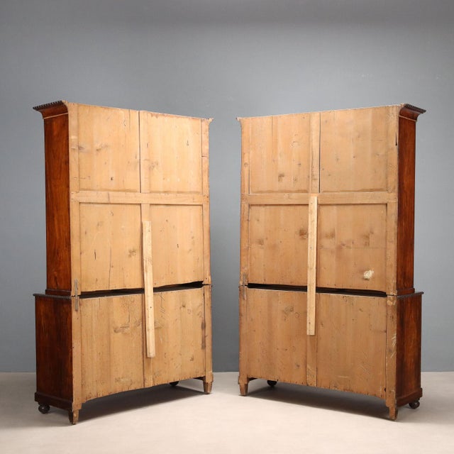 Rosewood Veneered Bookcases, Set of 2 For Sale - Image 14 of 15