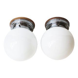 Modernist Ceiling or Wall Lights, 1930s, Set of 2 For Sale