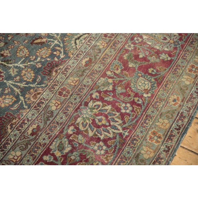 Vintage Distressed Tabriz Carpet - 10'10" X 14'2" For Sale - Image 11 of 15