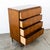 1960s Mid Century Modern Dresser Highboy Dresser Chest Drawers 4 Drawers Walnut MCM For Sale - Image 9 of 12