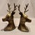 Mid-Century Brass Stag Head Bookends - Set of 2 For Sale - Image 9 of 11