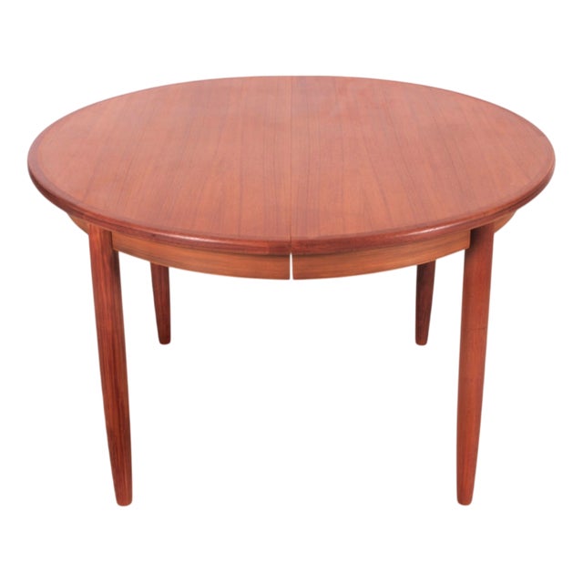 Scandinavian Extendable Teak Dining Table, 1963 For Sale