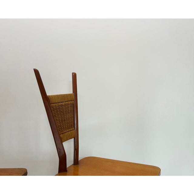 Wooden Chairs, 1950s, Set of 6 For Sale - Image 4 of 7