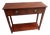 Antique Mahogany Side Table with Drawers For Sale