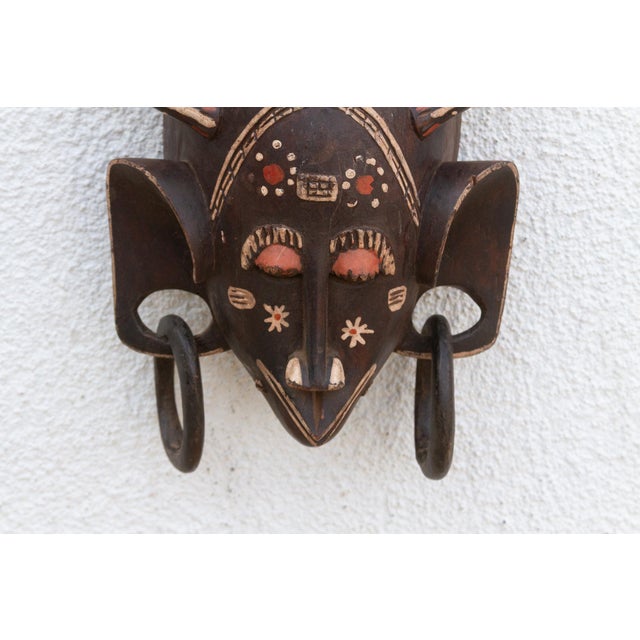 1960s Tribal Totem, African Mask Wall Art For Sale - Image 5 of 8