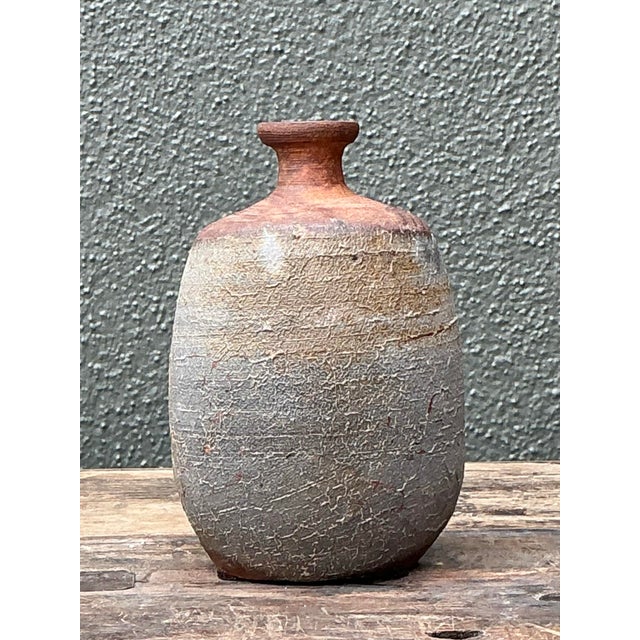 Vintage Original Raku Studio Pottery For Sale - Image 9 of 12