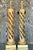 Elevate your space with this stunning pair of vintage twisted column table lamps, featuring intricate spiral designs and...
