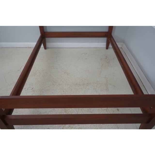 Seely Cherry Queen Size Pencil Post Bed For Sale In Philadelphia - Image 6 of 16